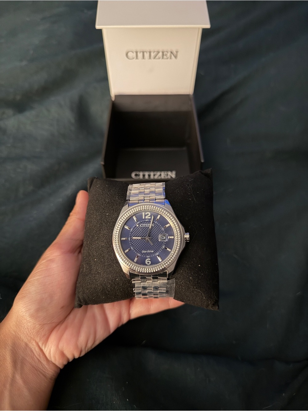 Citizen MEN ECO WR100 SS BRAC BLUE